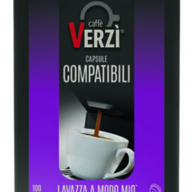 100 CAPSULE MISCELA INTENSO CAFFE' VERZI COMPATIBILI LAVAZZA A MODO MIO