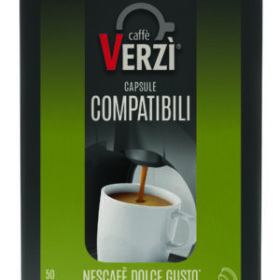 50 CAPSULE MISCELA RICCO CAFFE' VERZI COMPATIBILI NESCAFE' DOLCE GUSTO