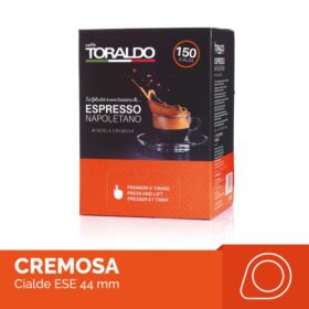 150 CIALDE MISCELA CREMOSA ESE 44MM PODS CAFFE' TORALDO