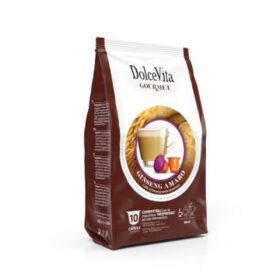 10 CAPSULE CAFFE' AL GINSENG AMARO COMPATIBILI NESPRESSO DOLCE VITA